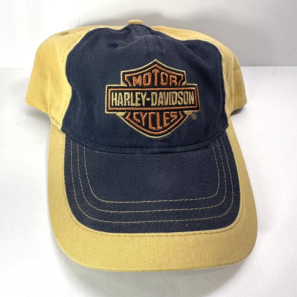 Harley-Davidson Hat Cap Strap Back Bar Shield Embroidered Motorcycle Mens